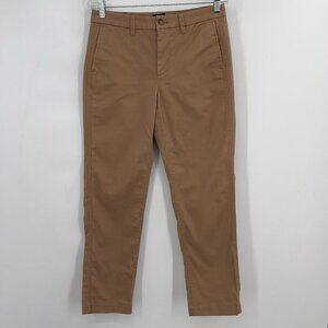 J.Crew High-Rise Girlfriend Chino Pants Khaki Tan Size 4